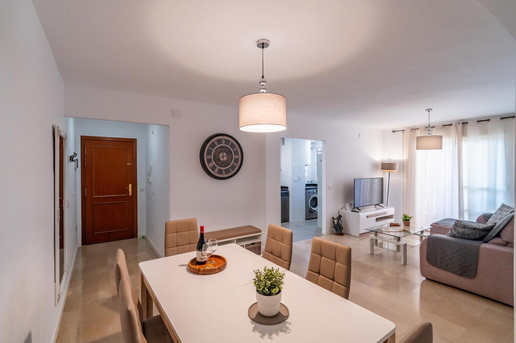 Casa Playa Guadalmar, Beautiful Apartment In Front Of The Sea, Wifi, Ac, Smart Tv, Private Parking مالقة المظهر الخارجي الصورة